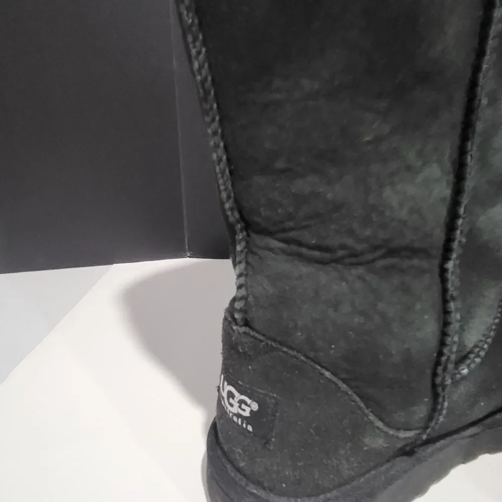 UGG Tall Dark Green Suede Boots